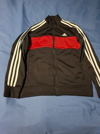 Sudadera Adidas Negra y Roja