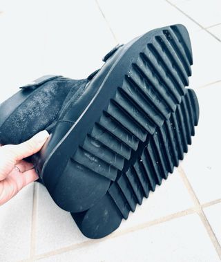 Botas UGG Moto Punk Mini Bomber Negras Talla 38