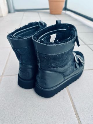 Botas UGG Moto Punk Mini Bomber Negras Talla 38