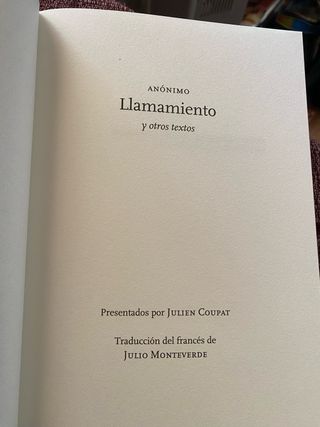 Julien Coupat./,Llamamiento