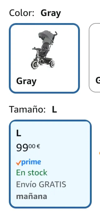 Triciclo infantil negro