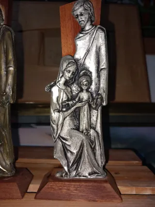 Pareja Estatuas Religiosas Sagrada Familia