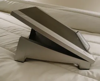 Reposapiés Fellowes Negro/Plata