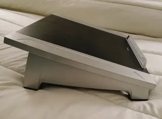 Reposapiés Fellowes Negro/Plata