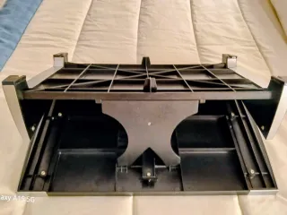 Reposapiés Fellowes Negro/Plata