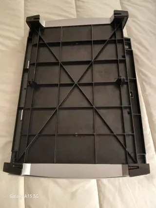 Reposapiés Fellowes Negro/Plata