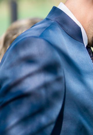 Traje Novio Enzo Romano Talla 52/46 Azul/Marrón