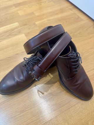 Traje Novio Enzo Romano Talla 52/46 Azul/Marrón