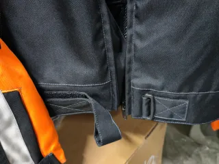 Giubbotto moto/scooter nero arancione tg. S