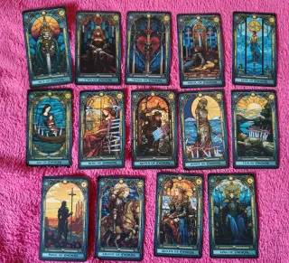Tarot imagenes vidrieras