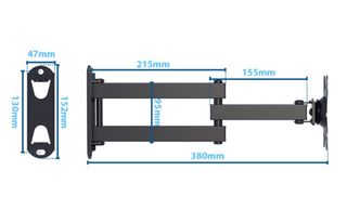 Soporte pared TV/Monitor 13 a 30 pulgadas