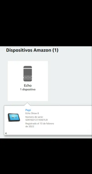 Amazon Echo Show 8 Negro