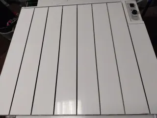 Logic Radiador Electrico de  Calor Azul Blanco