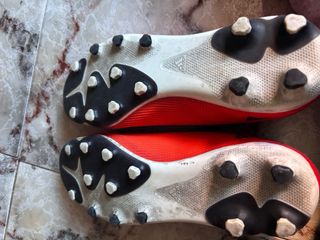 Zapatos de fútbol Adidas Naranja/Rojo