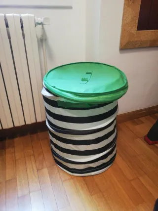 Cestas plegables IKEA para juguetes