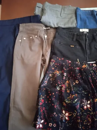 Lote Ropa Talla 40 (Pantalones y Falda)