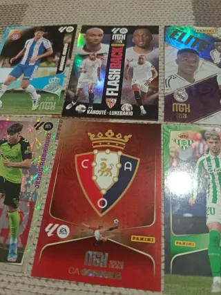 Lote de cromos de fútbol MGH