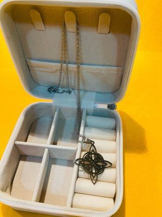 Colgante Acero nudo bruja y Joyero