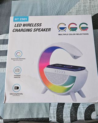 Altavoz Carga Inalámbrica LED BT 2301