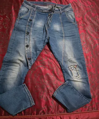 Vaqueros Hombre Talla 44 Azul