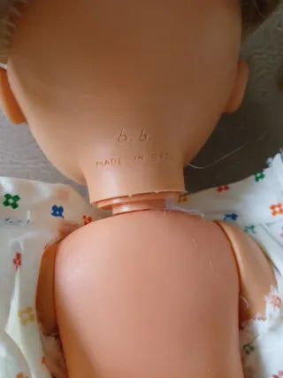 Muñeca B.B. Fabricada en España