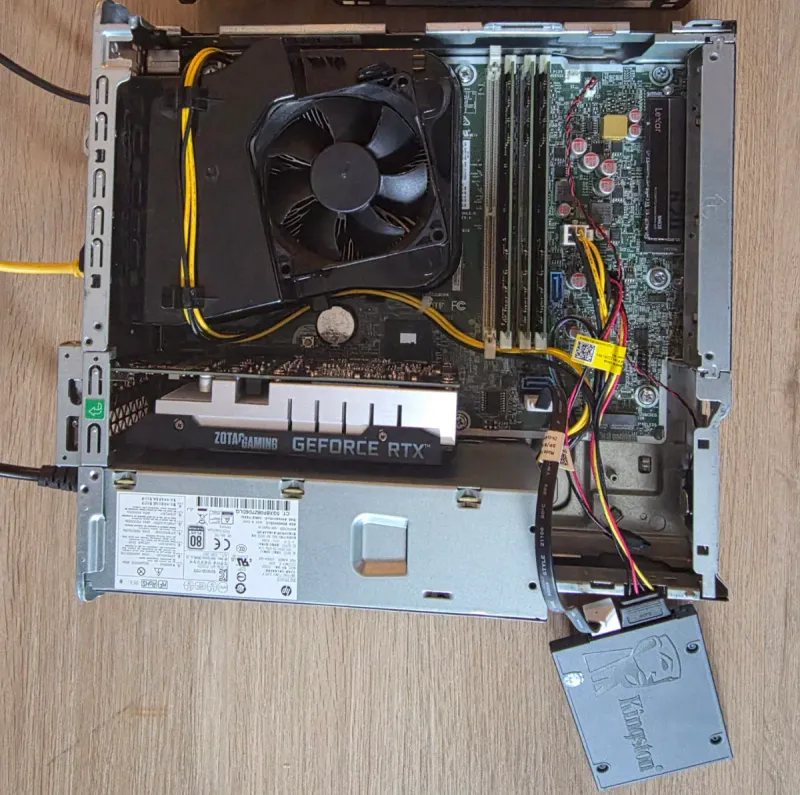 HP ProDesk 600 G5 SFF i7-9700 RAM24GB RTX3050 afbeelding 4