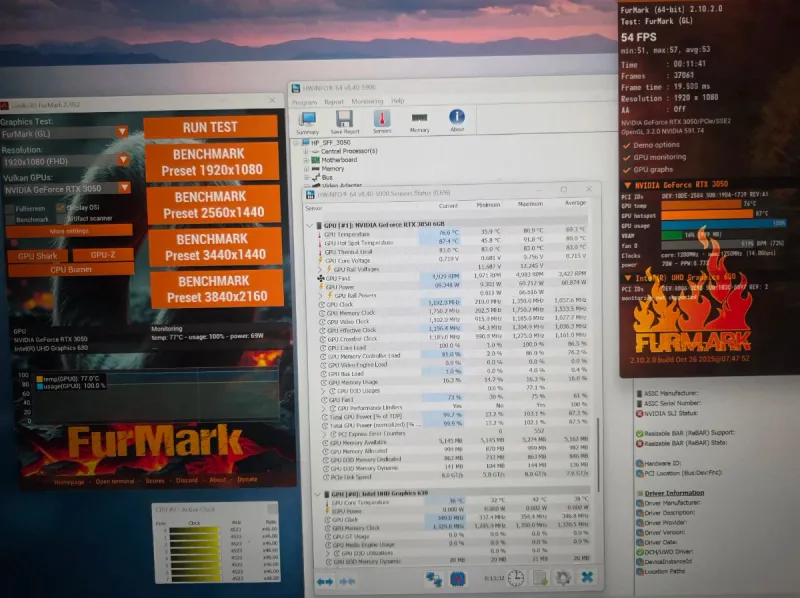 HP ProDesk 600 G5 SFF i7-9700 RAM24GB RTX3050 afbeelding 7