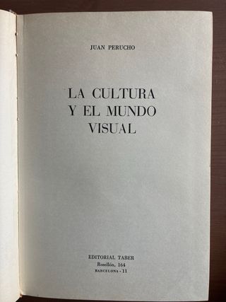 La cultura y el mundo visual