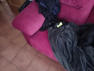 Sofá de 2 plazas rojo