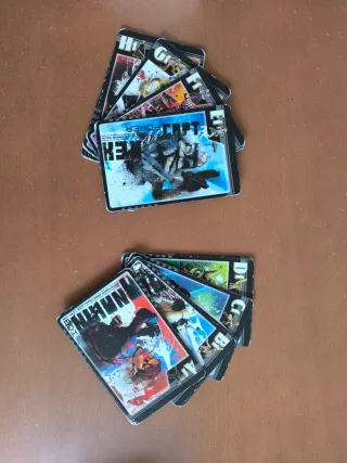 Cartas collecionables + pegatinas de Star Wars