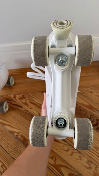 Patines de patinaje artístico blancos