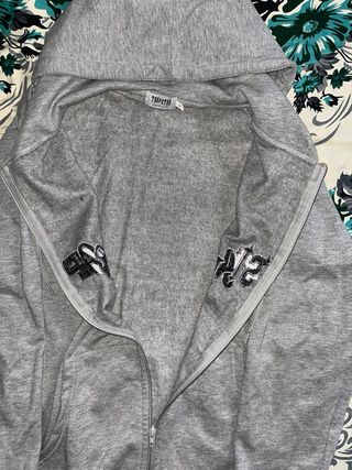 Sudadera Trapstar Gris con Cremallera