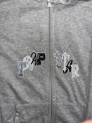 Sudadera Trapstar Gris con Cremallera