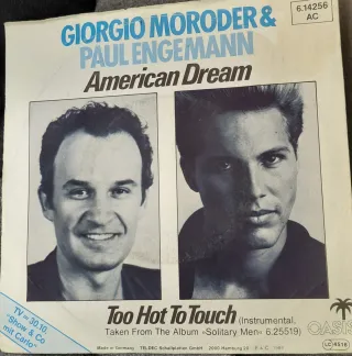 Giorgio Moroder & Paul Engemann America 7 Single