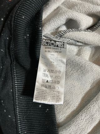 Felpa con stampa galassia e polpo