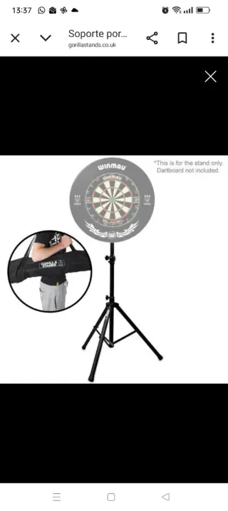 Soporte para Diana de Dardos Gorilla Arrow Pro