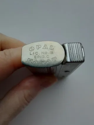 Mechero vintage Opal Karat. Coleccionista