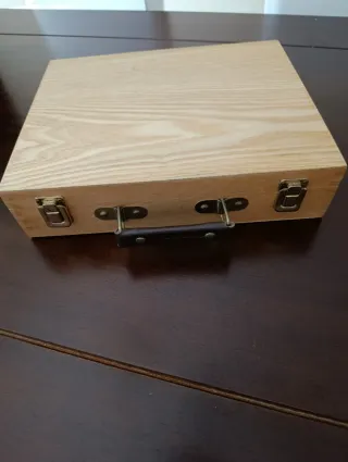 Maletín de madera para pintar