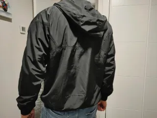 Chaqueta Bomber Diesel Impermeable Negra