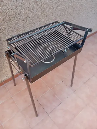 Barbacoa parrilla giratoria