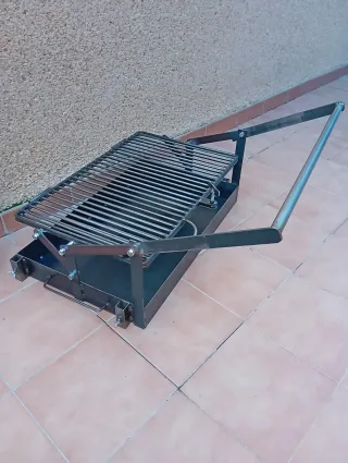 Barbacoa parrilla giratoria