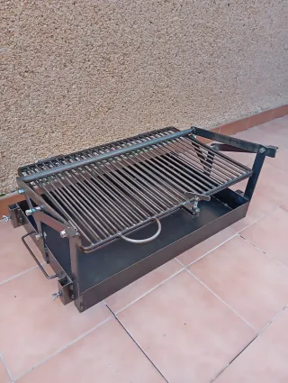 Barbacoa parrilla giratoria