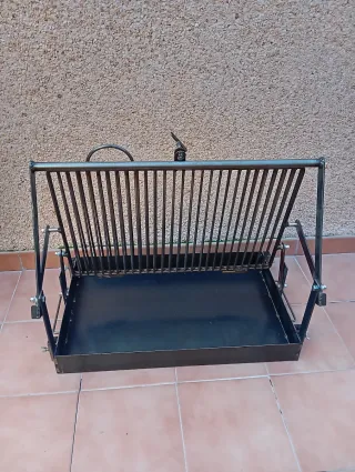 Barbacoa parrilla giratoria