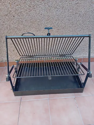 Barbacoa parrilla giratoria