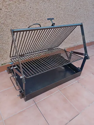 Barbacoa parrilla giratoria