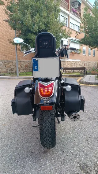 Moto Custom Macbor Rockster 125 Negra
