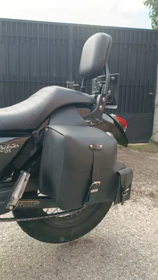 Moto Custom Macbor Rockster 125 Negra