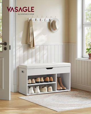 Scarpiera Panca Ingresso, Panca Contenitore con Cu