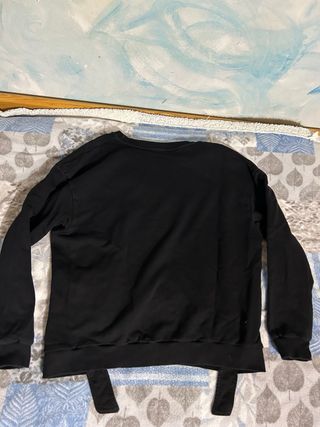 Felpa uomo nera con stampe