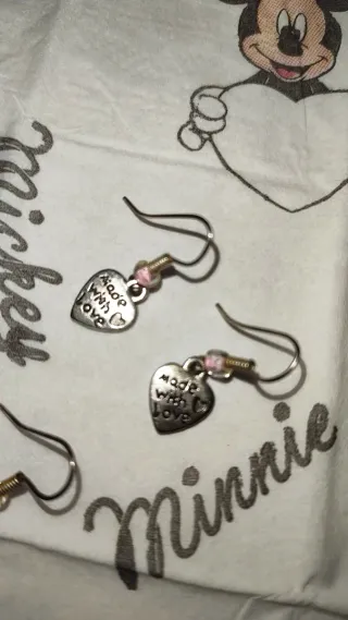 Pendientes Corazón y Tortuga